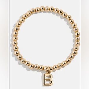 NWT Bauble Bar Dangle Charm Initial Pisa Bracelet - B